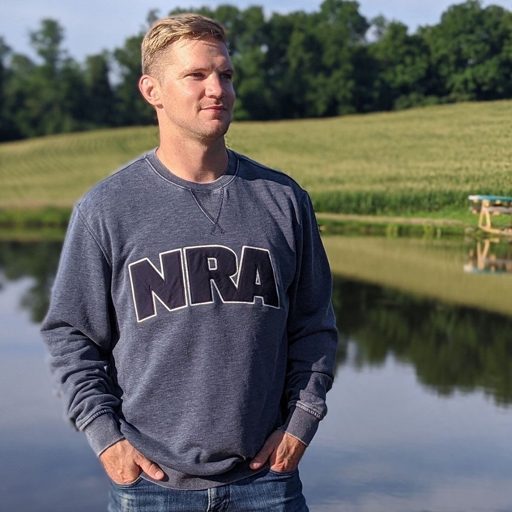 NRA Vintage Washed Crewneck Sweatshirt